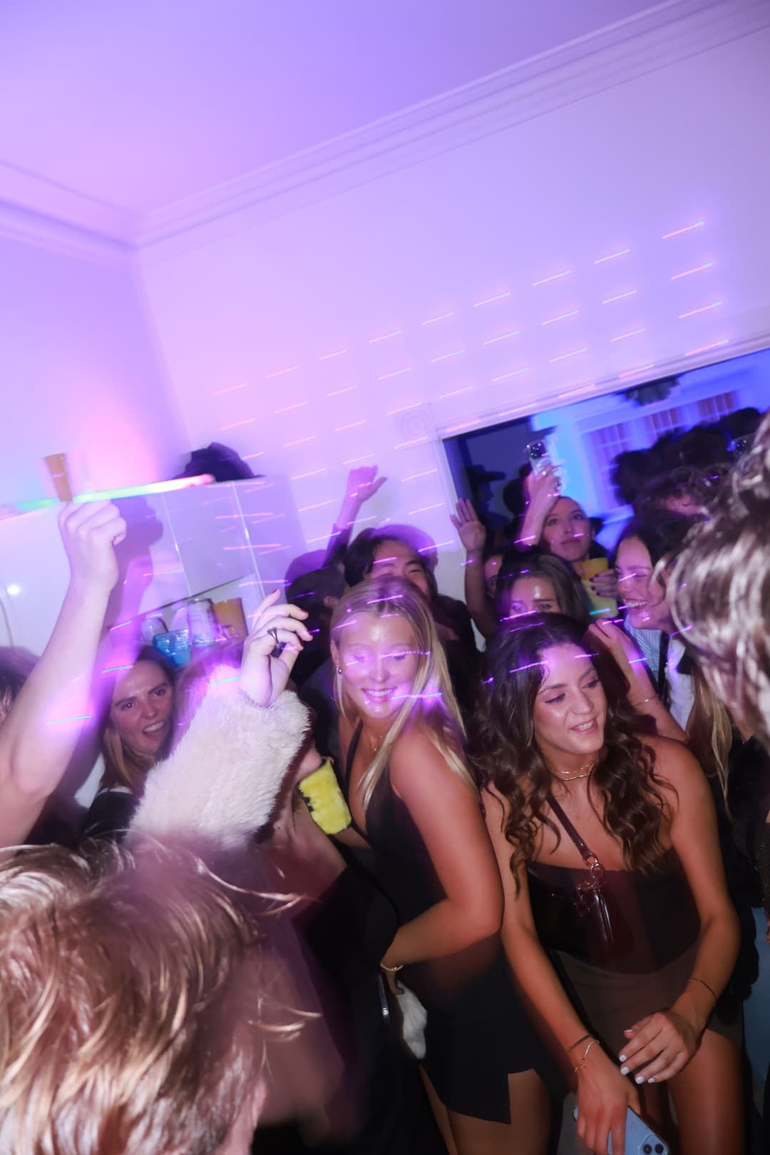 The party at full tilt