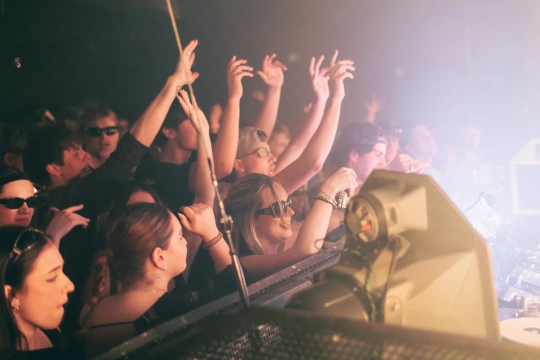 Hands in the air for Club Angel at the -196 konbini